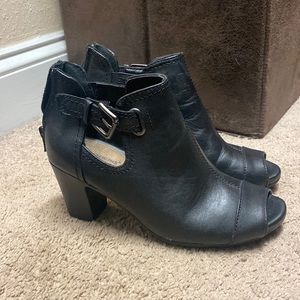 orthopedic womens black booties